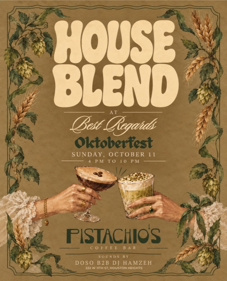 Flyer: House Blend, Best Regards · Oct 2026