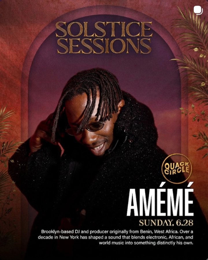 Solstice Sessions announcement for Amémé