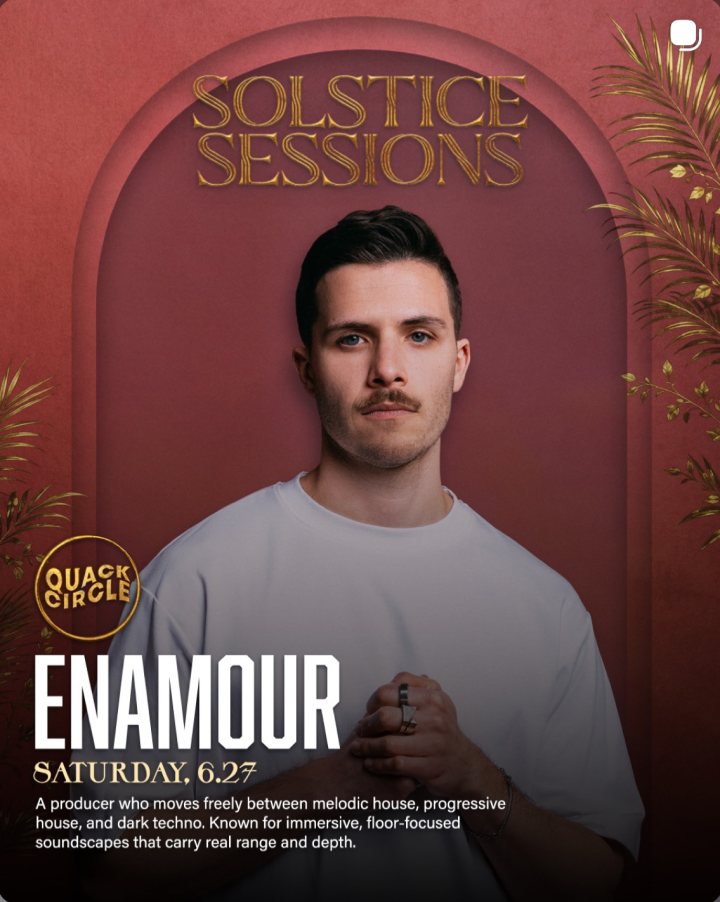 Solstice Sessions announcement for Enamour