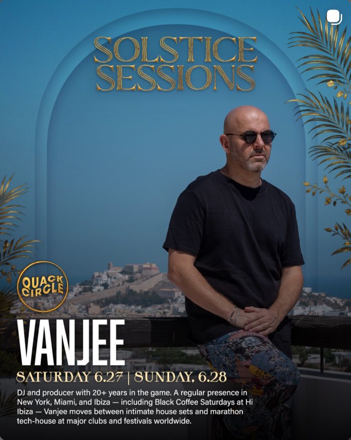 Solstice Sessions announcement for Vanjee
